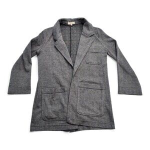 Madewell Gray Knit Longline Blazer - XS